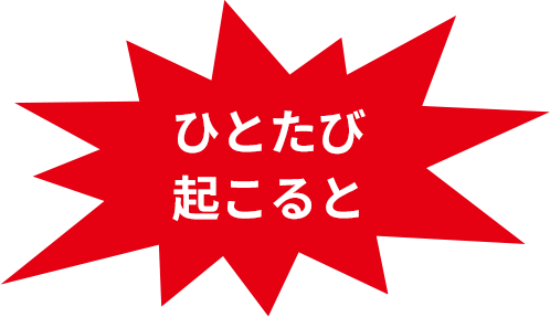ひとたび起こると